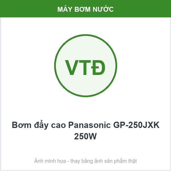 Bơm đẩy cao Panasonic GP-250JXK 250W