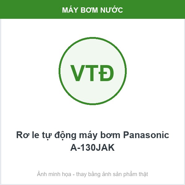 Rơ le tự động máy bơm Panasonic A-130JAK